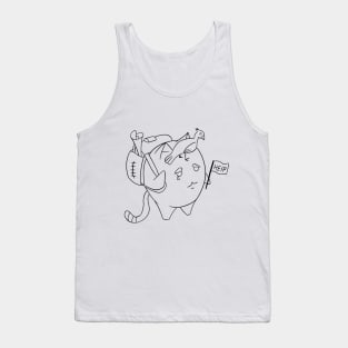 A cat and a bird Tank Top